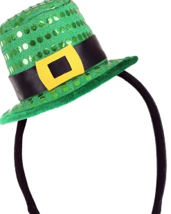 Elope Sequin Mini Leprechaun Hat Headband Clearance