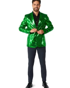 Opposuits Sequins Green Mens Suitmeister Jacket Store