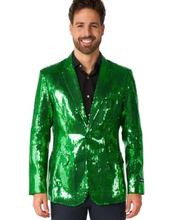 Opposuits Sequins Green Mens Suitmeister Jacket Store