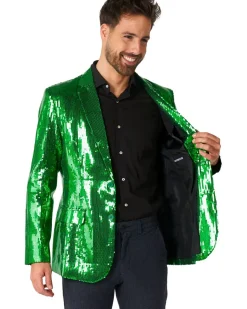 Opposuits Sequins Green Mens Suitmeister Jacket Store