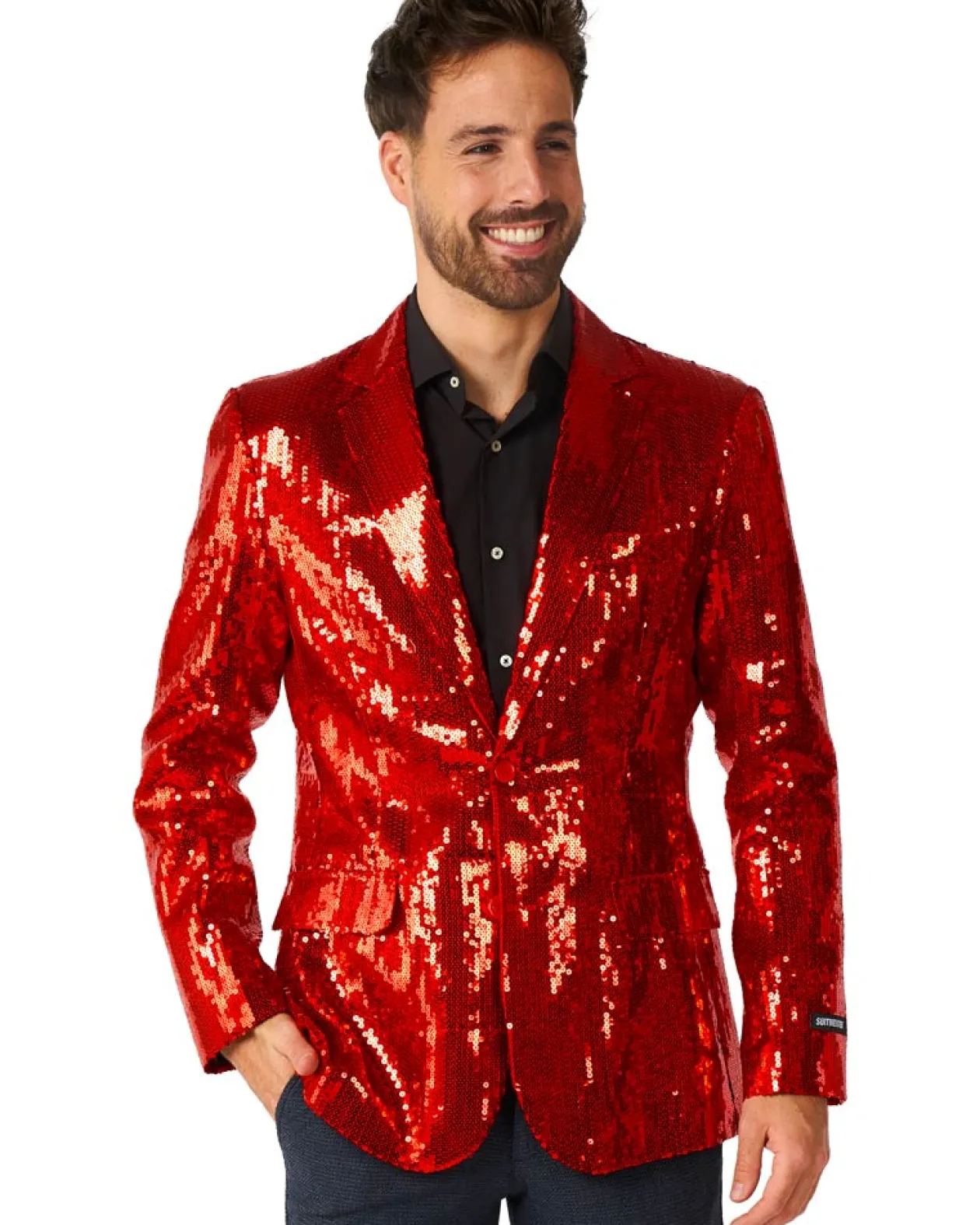 Opposuits Sequins Red Mens Suitmeister Jacket Shop