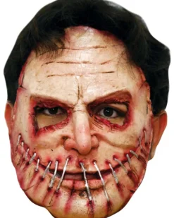 Ghoulish Productions Serial Killer Stapled Mouth Mask New