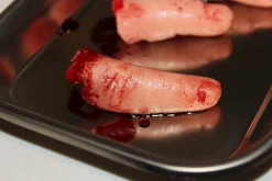 ForensicFX Studios Severed Fingers On Medical Tray Display Fashion