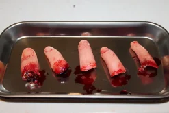 ForensicFX Studios Severed Fingers On Medical Tray Display Fashion