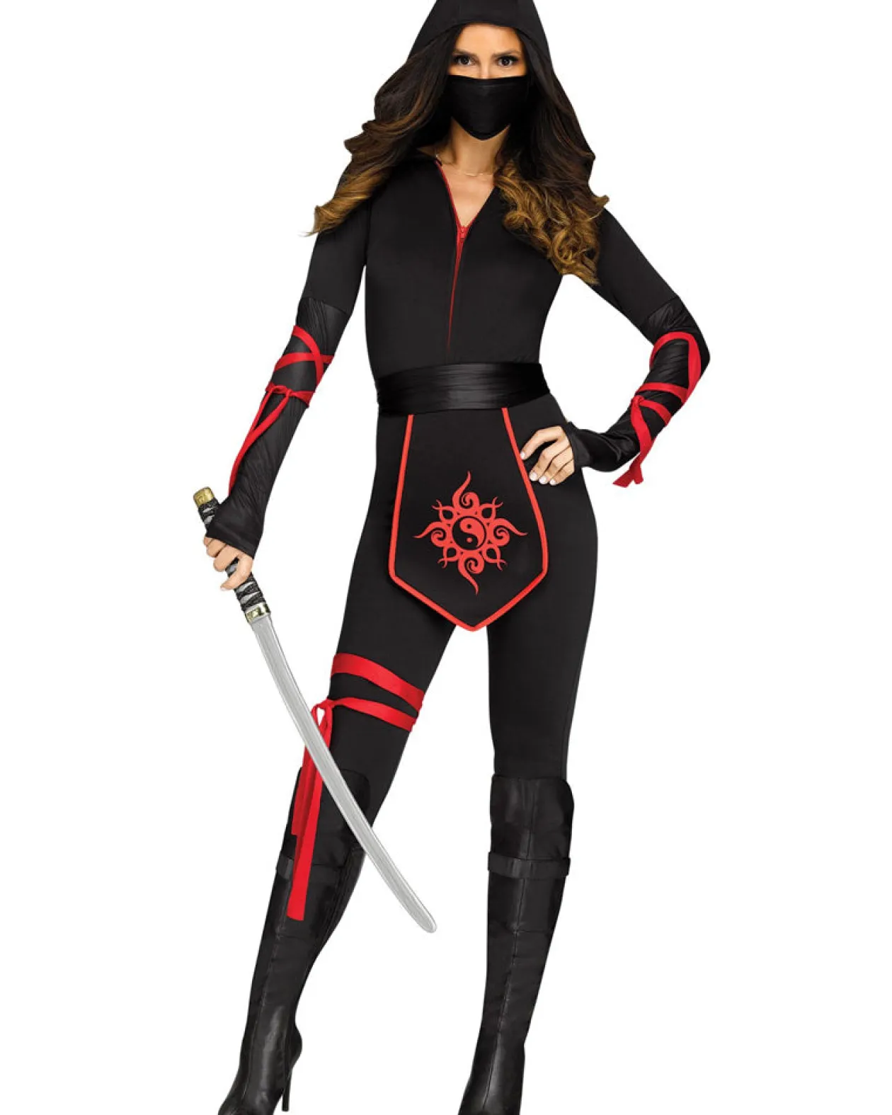 Fun World Sexy Ninja Warrior Womens Costume New