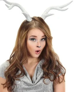 Elope Silver Glitter Deer Antlers Best