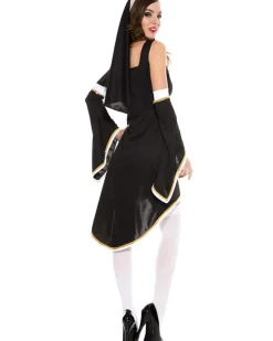 Music Legs Sinfully Hot Nun Womens Costume Best