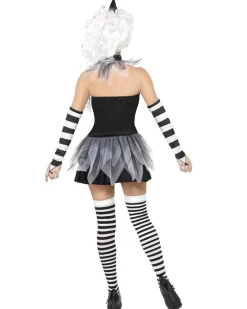 Smiffys Sinister Pierrot Womens Costume Best Sale