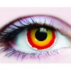 Tomfoolery Sith Primal 14Mm Orange And Red Contact Lenses New