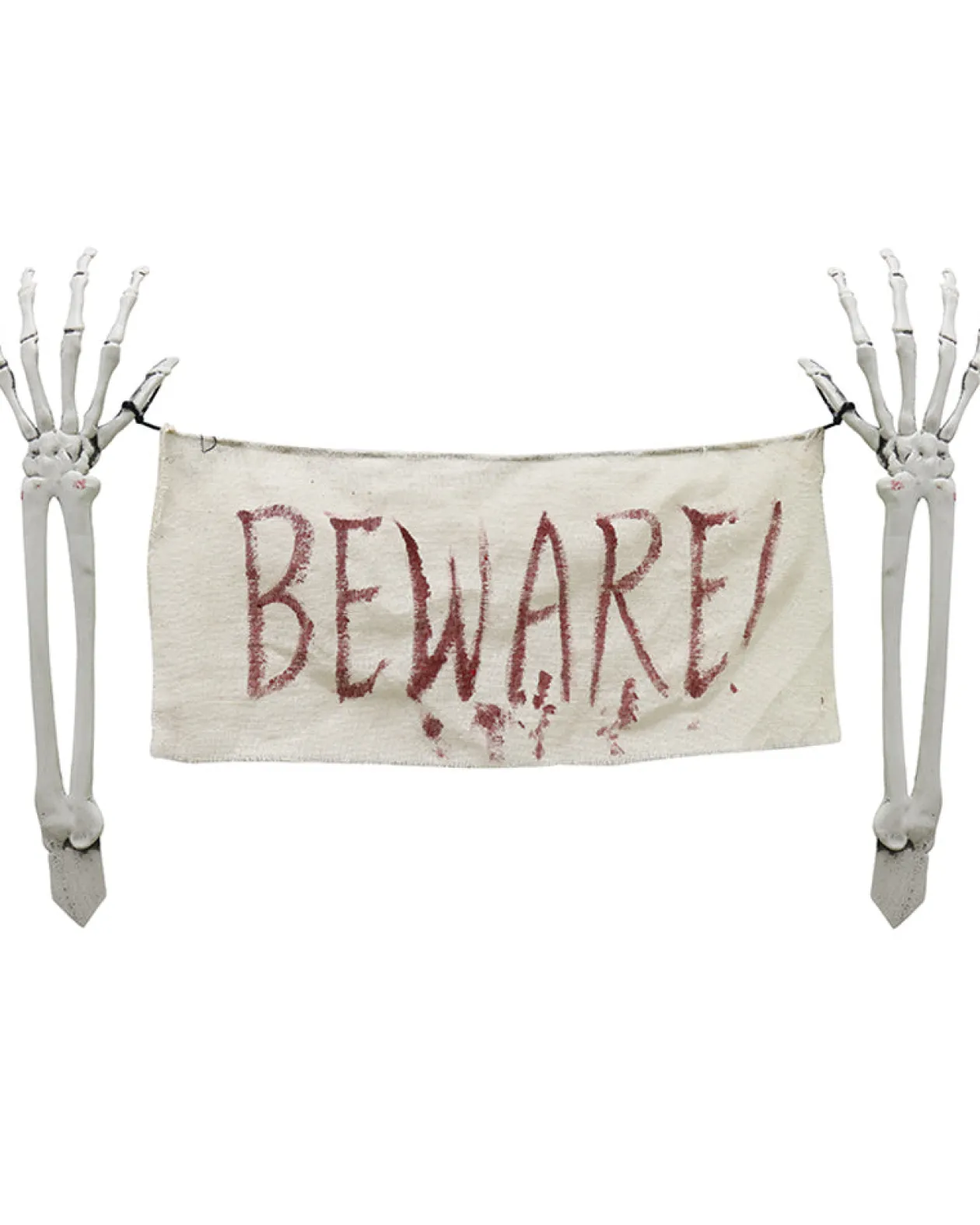 Uncle Bills Skeleton Arm Garden Stakes With Banner 70Cm Online