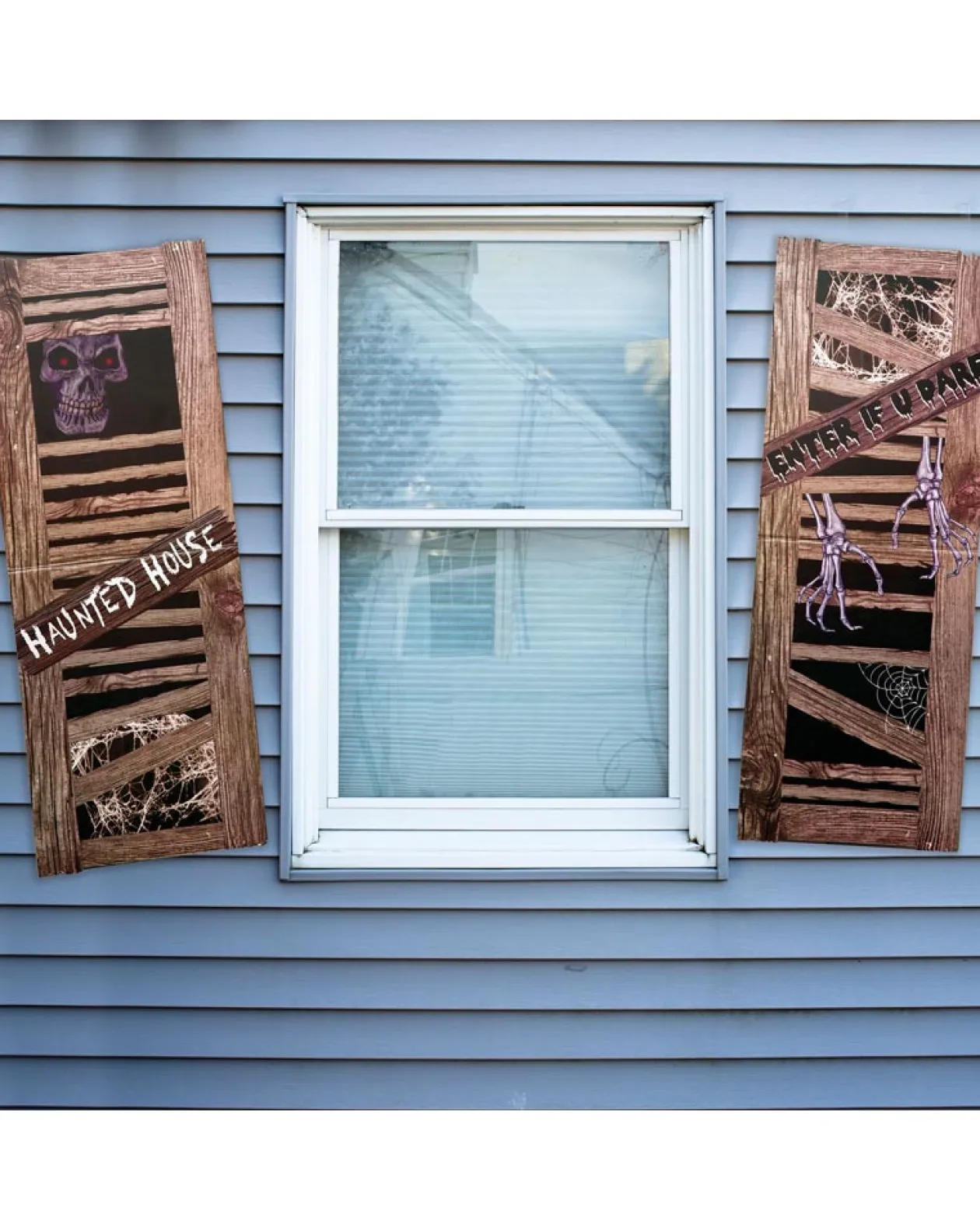 Fun World Skeleton Creepy Shutter Outdoor Decoration Fashion