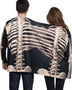 Creative Apparel Concepts Skeleton Faux Real Double Shirt New