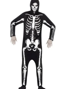 Smiffys Skeleton Jumpsuit Adult Costume Store