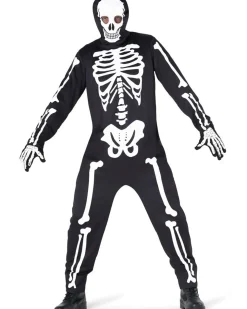 Fun Shack Skeleton Onesie Mens Costume Hot