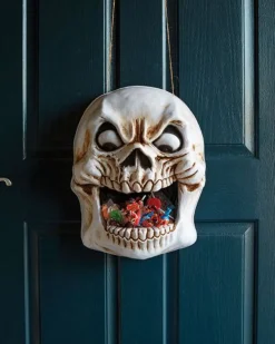 Fun World Skull Candy Dispenser Door Decoration 46Cm Best Sale