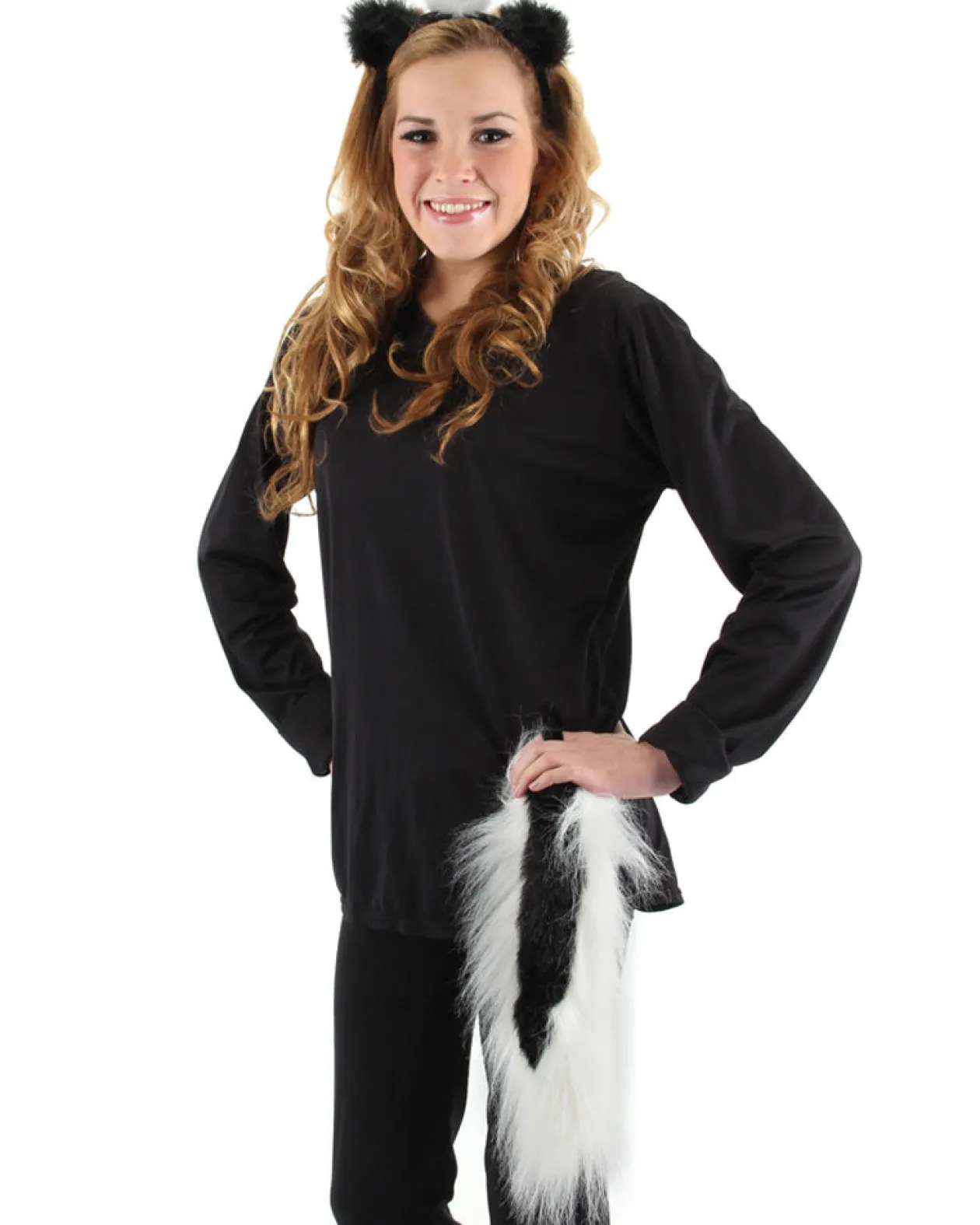 Elope Skunk Ears Headband And Tail Set Online