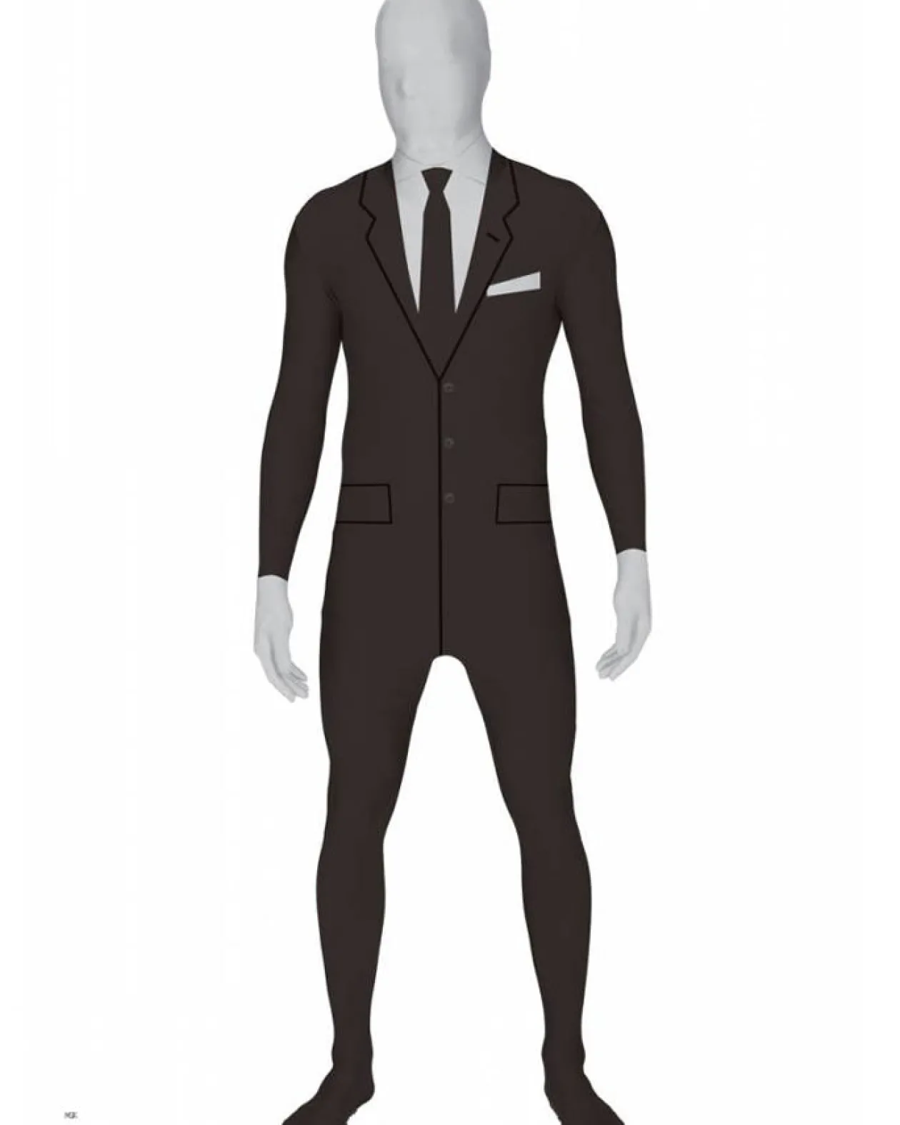 Morph Costumes Slenderman Business Suit Morphsuit Mens Costume Online