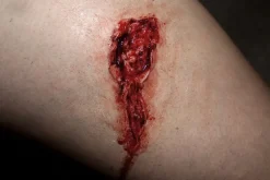 ForensicFX Studios Small Thigh Laceration Prosthetic Discount
