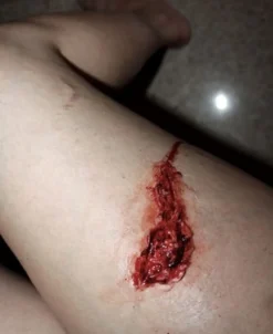 ForensicFX Studios Small Thigh Laceration Prosthetic Discount