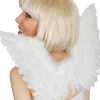 Tomfoolery Small White Feather Wings Flash Sale