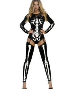 Forplay Snazzy Skeleton Womens Costume Discount