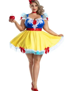 Party King Snow Apple Princess Womens Plus Size Costume Cheap