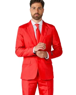 Opposuits Solid Red Suitmeister Hot
