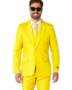 Opposuits Solid Yellow Mens Suitmeister Discount
