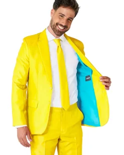 Opposuits Solid Yellow Mens Suitmeister Discount
