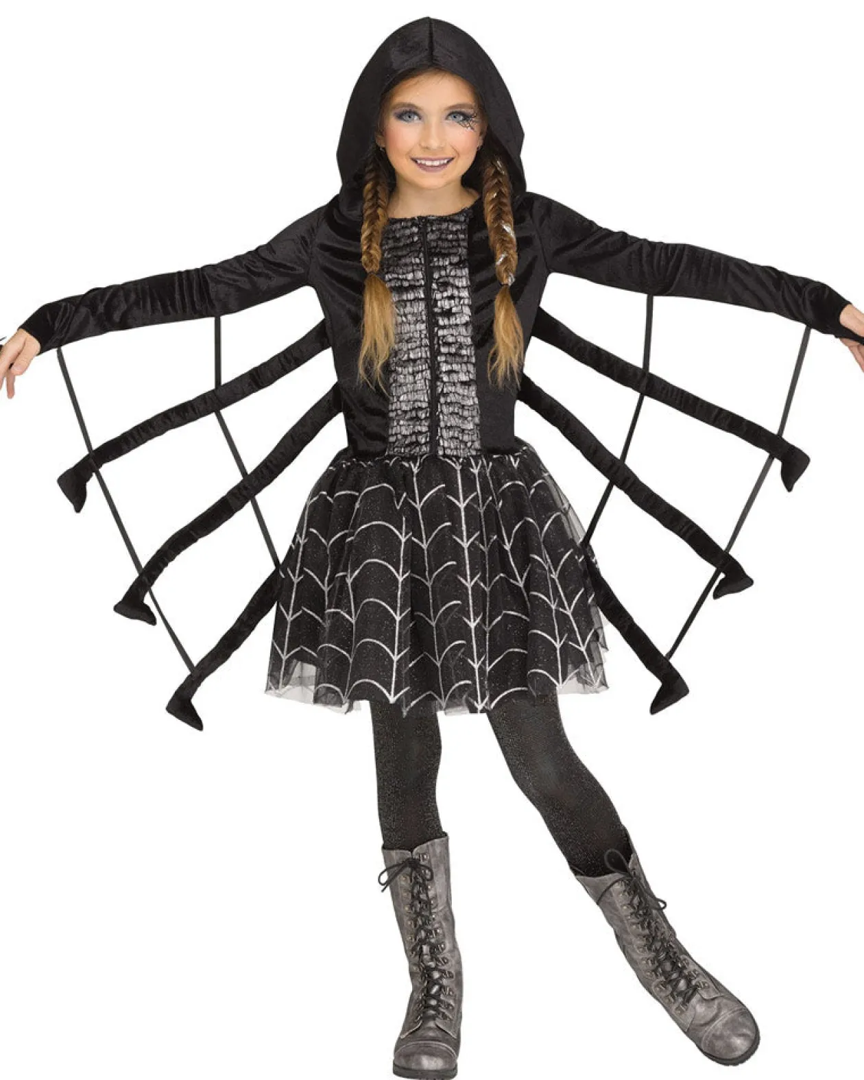 Fun World Sparkling Spider Girls Costume Discount