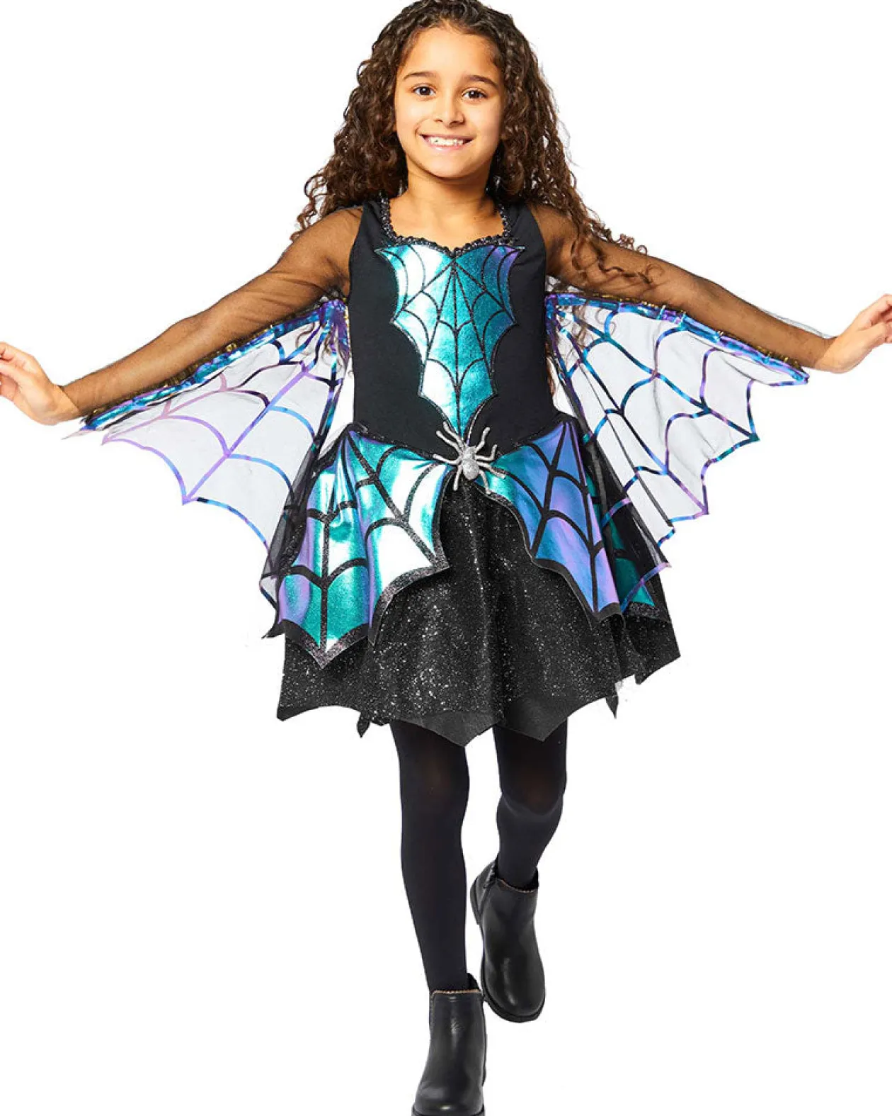 Amscan AU Spider Girl Blue Girls Costume Cheap