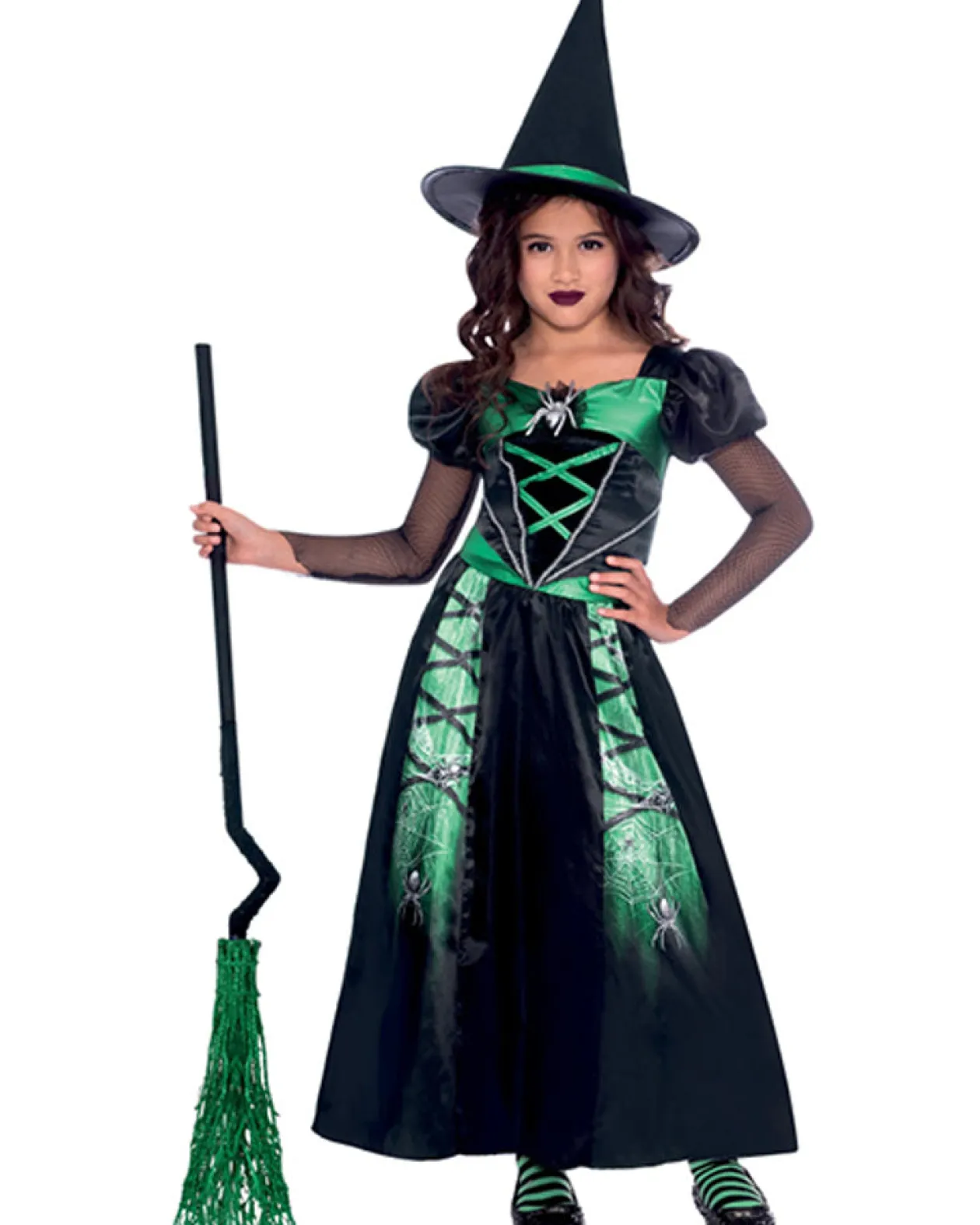Amscan AU Spider Witch Girls Costume Hot