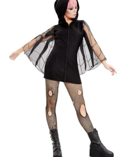 Smiffys Spider Zip Up Jumper Dress Outlet