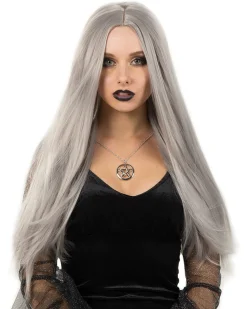 * Spirit Deluxe Grey Long Wig Best Sale