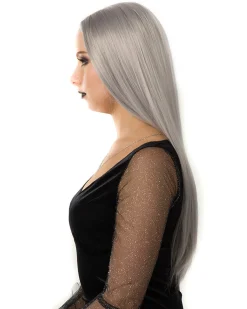 * Spirit Deluxe Grey Long Wig Best Sale