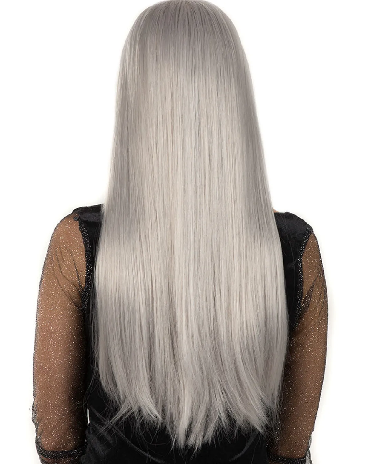 * Spirit Deluxe Grey Long Wig Best Sale