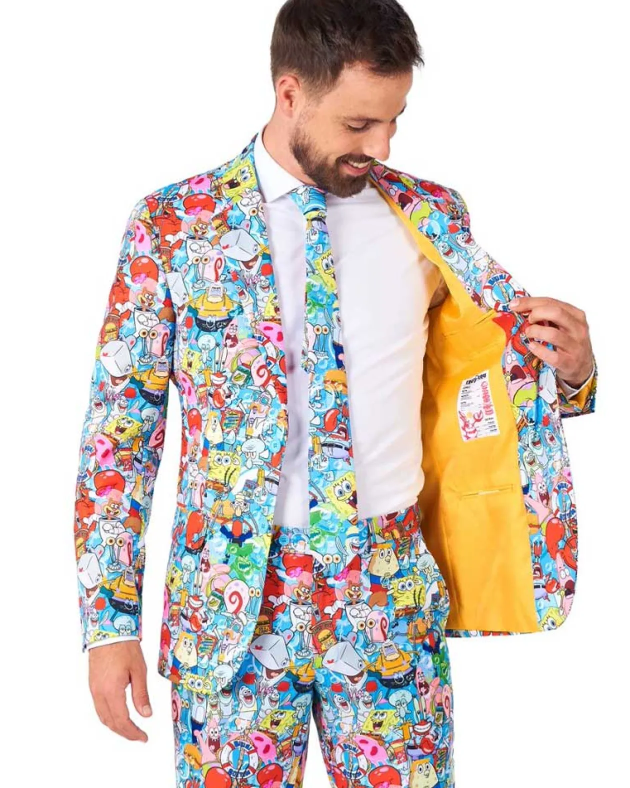 Opposuits Spongebob Frenzy Opposuit Premium Mens Suit Clearance