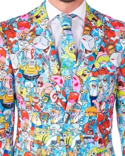 Opposuits Spongebob Frenzy Opposuit Premium Mens Suit Clearance