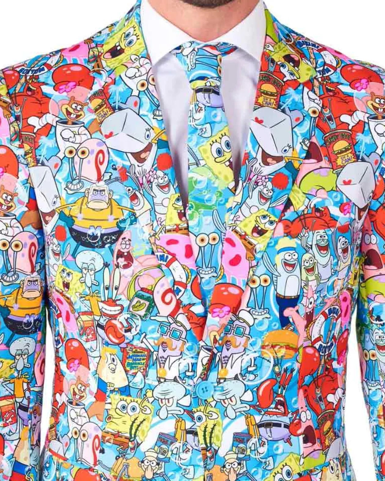 Opposuits Spongebob Frenzy Opposuit Premium Mens Suit Clearance