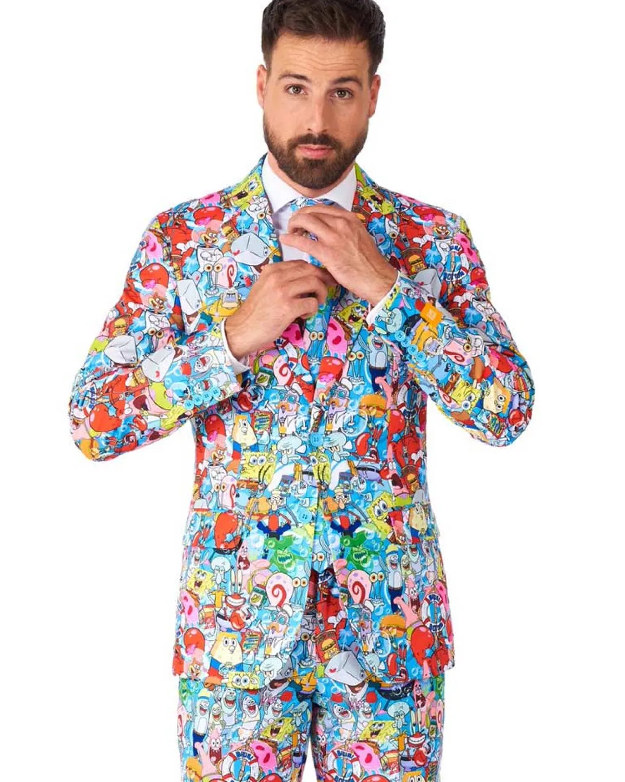 Opposuits Spongebob Frenzy Opposuit Premium Mens Suit Clearance