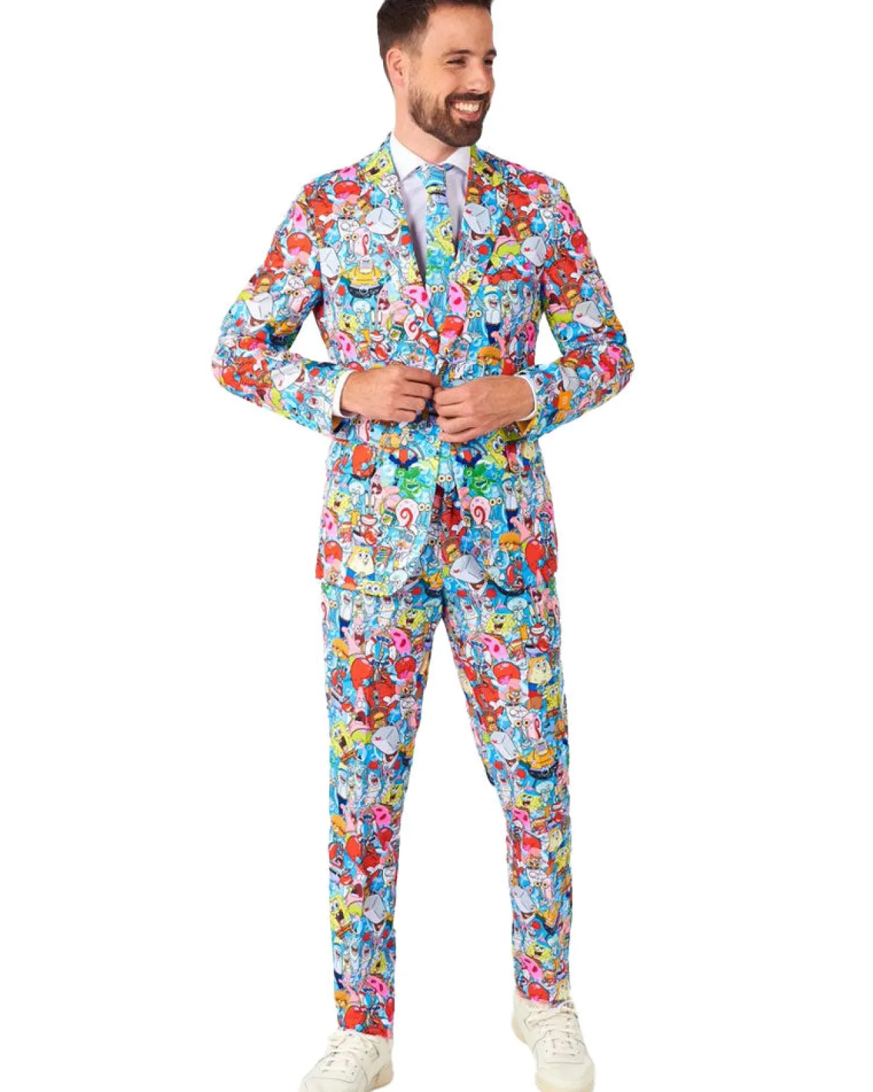 Opposuits Spongebob Frenzy Opposuit Premium Mens Suit Clearance