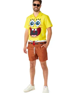 Opposuits Spongebob Mens Suitmeister Swim Suit Combo Clearance