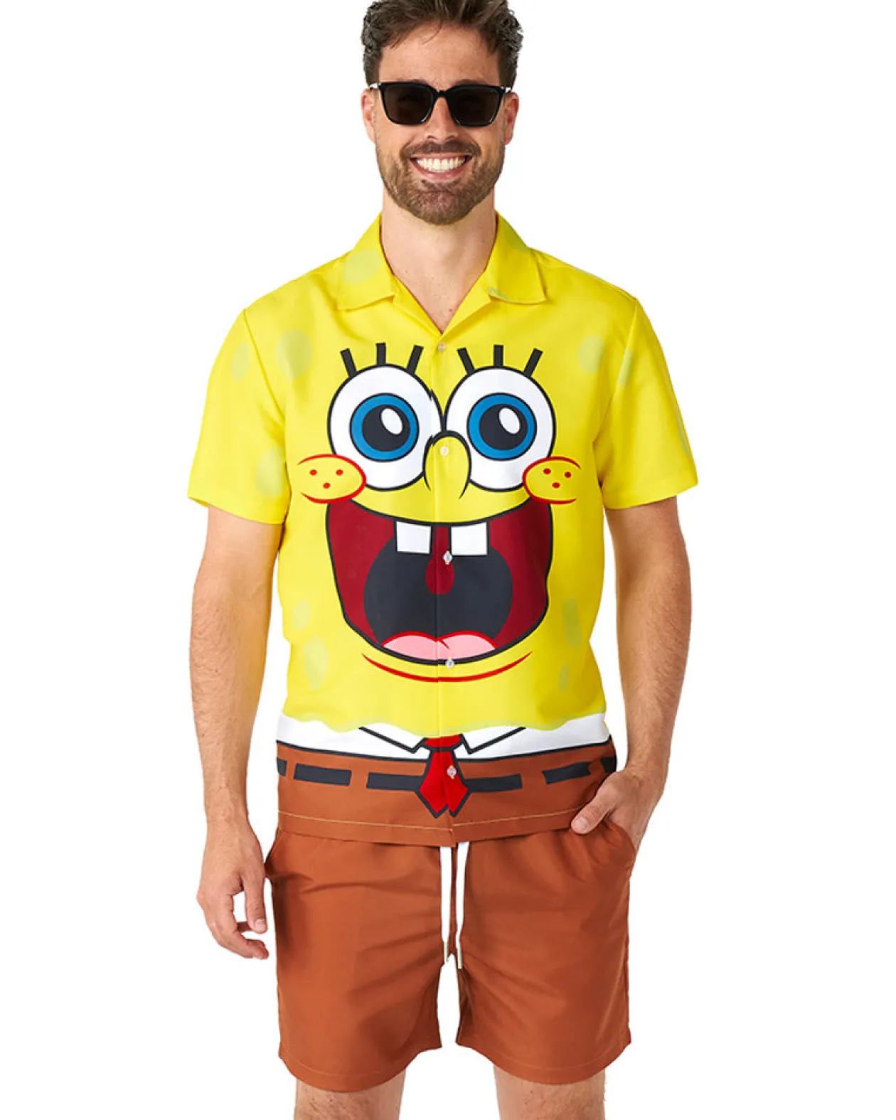 Opposuits Spongebob Mens Suitmeister Swim Suit Combo Clearance