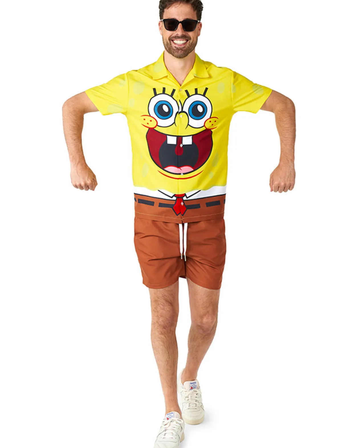 Opposuits Spongebob Mens Suitmeister Swim Suit Combo Clearance