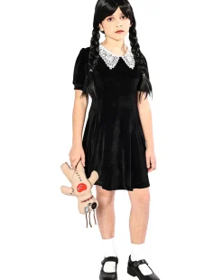 * Spooky Goth Girl Deluxe Kids Costume Clearance