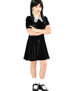 * Spooky Goth Girl Deluxe Kids Costume Clearance
