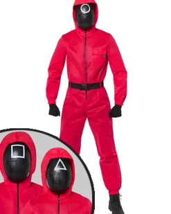 Amscan AU Squid Game Guard Deluxe Adult Costume Clearance