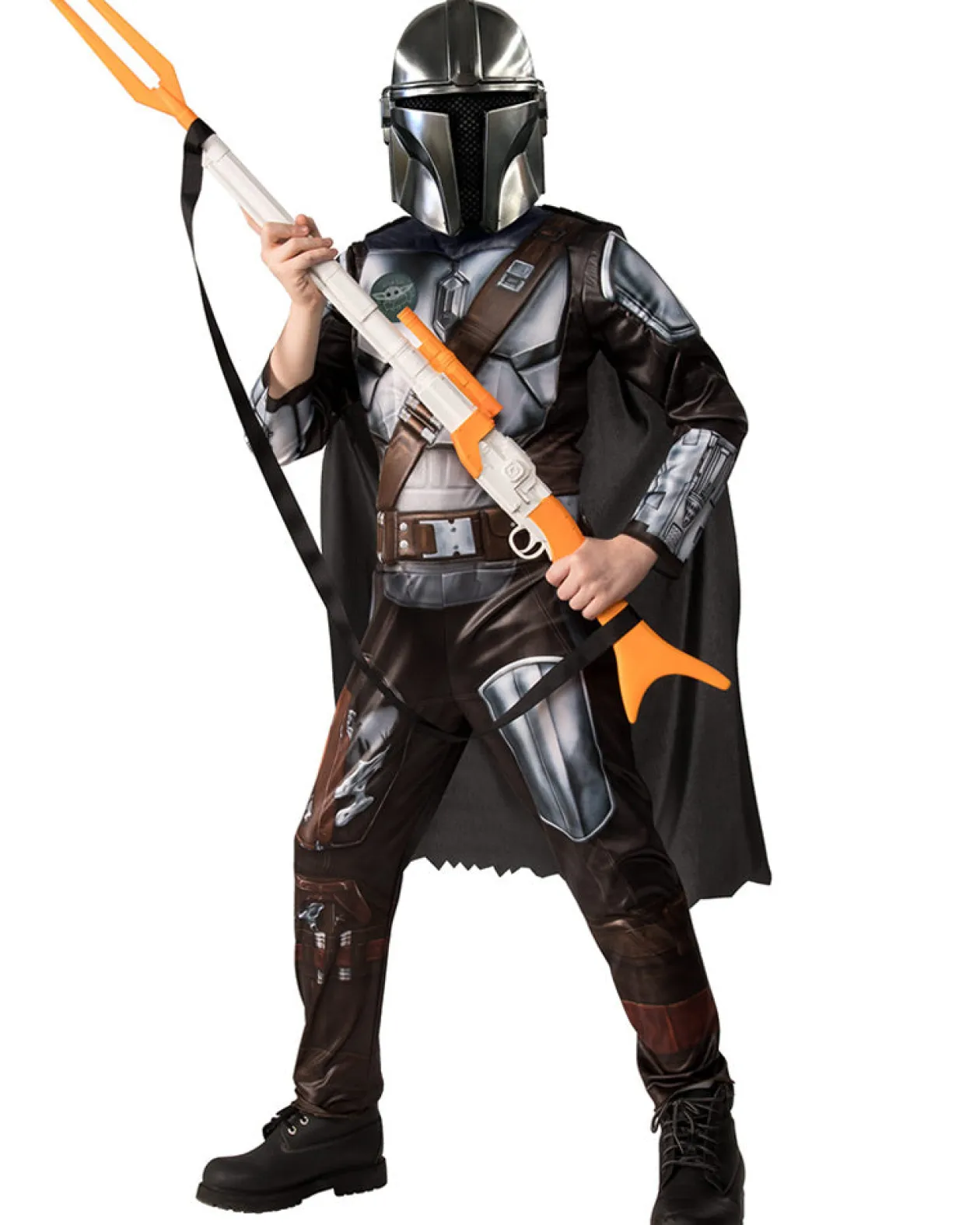 Rubies Star Wars Mandalorian Deluxe Boys Costume Best Sale