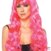 Leg Avenue Starbright Long Wavy Pink Wig Store