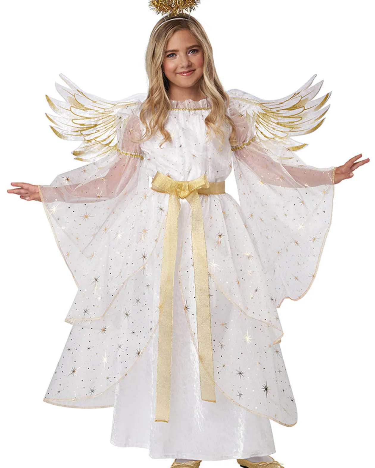 California Costumes Starburst Angel Girls Costume New